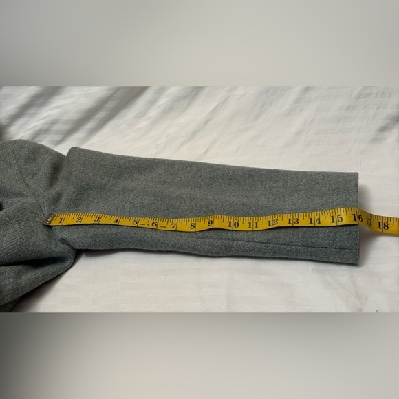 Vintage LL Bean Mint Green Wool One Button Blazer Suit Jacket Size 10 - Picture 13 of 16